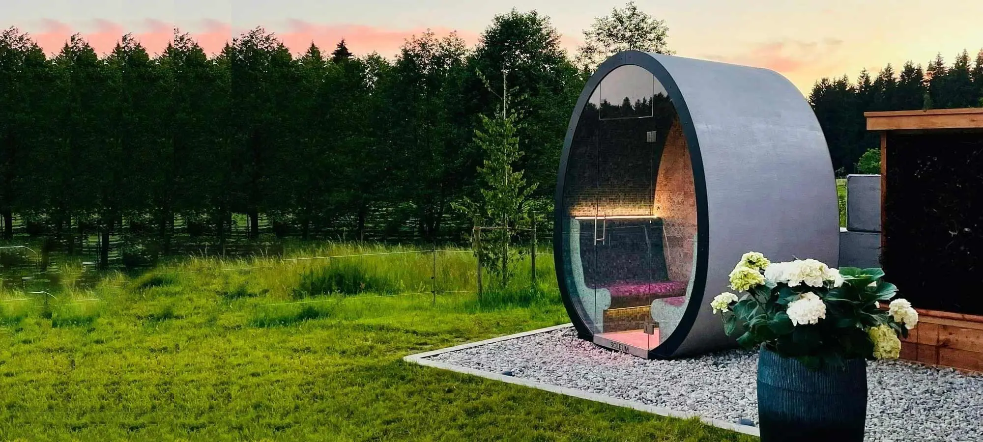 Kültéri gőzszauna 1 szabadtéri wellness