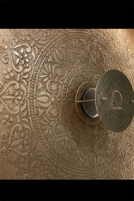 Outdoor SPA Sea Climate cabin EGG 10 Bronze coating and outlet for dry salt (halotherapy cabin)