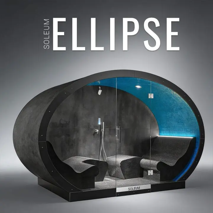Luxury steam bath ELLIPSE 3 Premium Dampfbad SOLEUM ELLIPSE