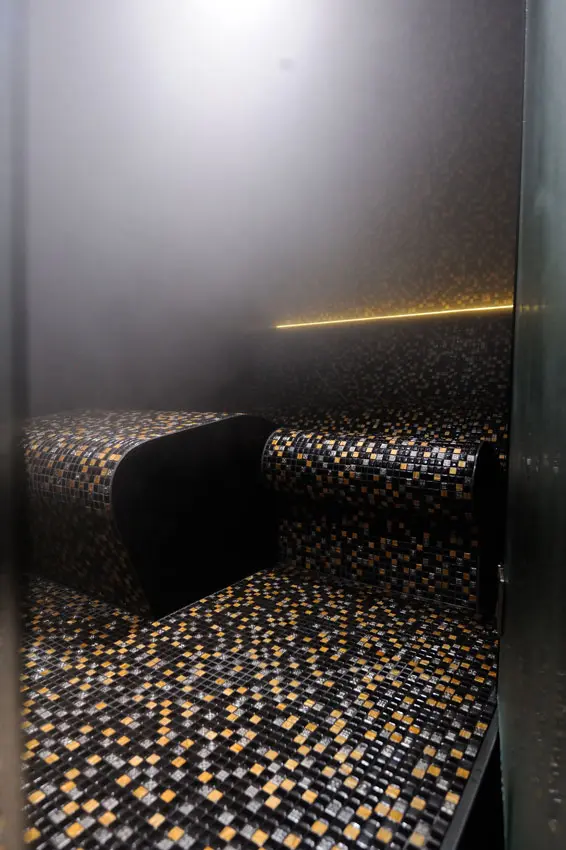 Soleum-Black-Pearl-Sitze Soleum Meeresklimakabine Dampfbad für Außen