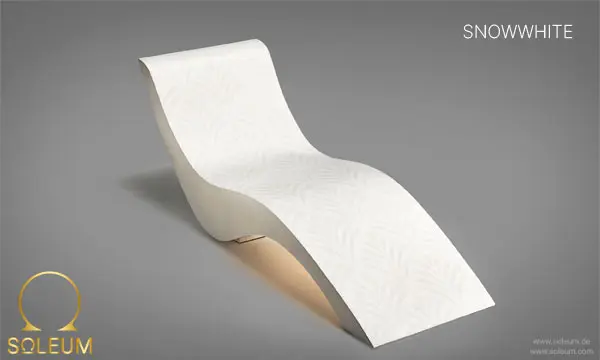 Chaises longues chauffantes 20 SOLEUM-Waermeliege-SNOWWHITE