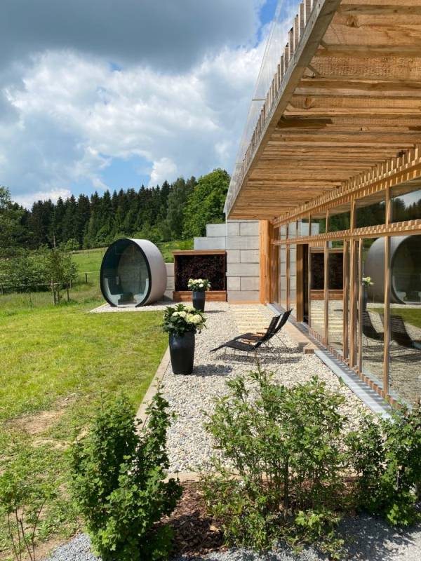 Dampfsauna_Aussenbereich-17 Outdoor steam sauna in the hotel Kleines Vorwerk Germany