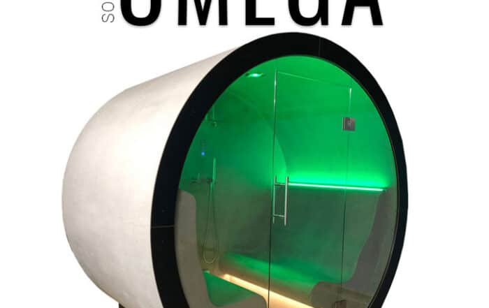 Baño de vapor al aire libre OMEGA 8 Outdoor Wellness München - Soleum OMEGA