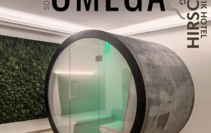 Buiten stoombad OMEGA 11 SOLEUM OMEGA Hirschen Hotel Parsberg Deutschland