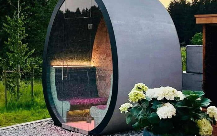 Camera con Clima Marino EGG 16 Dampfsauna für den Außenbereich