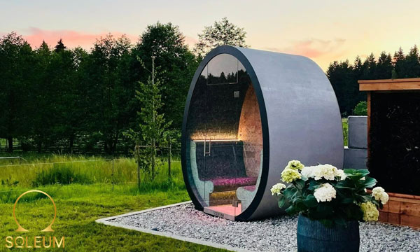 Camera con Clima Marino EGG 2 Dampfbad für den Aussenbereich