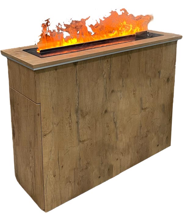Feuerstelle-Eiche Ultrazvučna vatra plus ložište izgled hrasta