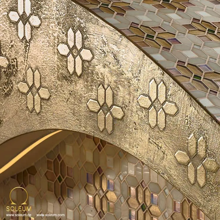 Luksuzna grijana ležaljka FLYING CARPET 12 SPA-ležaljka-leteći tepih Goldbeschichtung