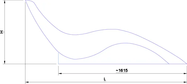 Kontur-Waermeliege-2 Technische tekening verwarmd ligbed SOLEUM