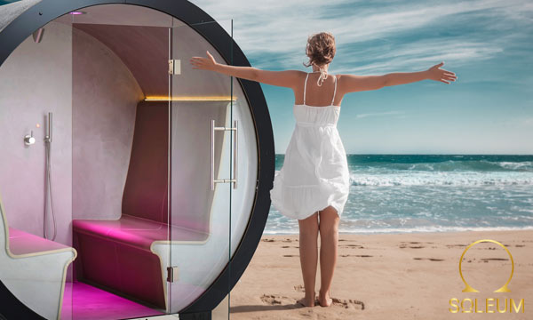 Bagno di vapore all'aperto 13 Cabina clima mare SOLEUM, talassoterapia