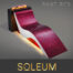 Heated lounger ROSE RED from SOLEUM