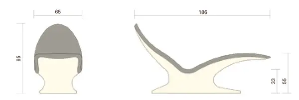 Dimensioni Waermeliege-Lounger-ONE-PLUS Dimensioni Waermeliege-Lounger-ONE-PLUS