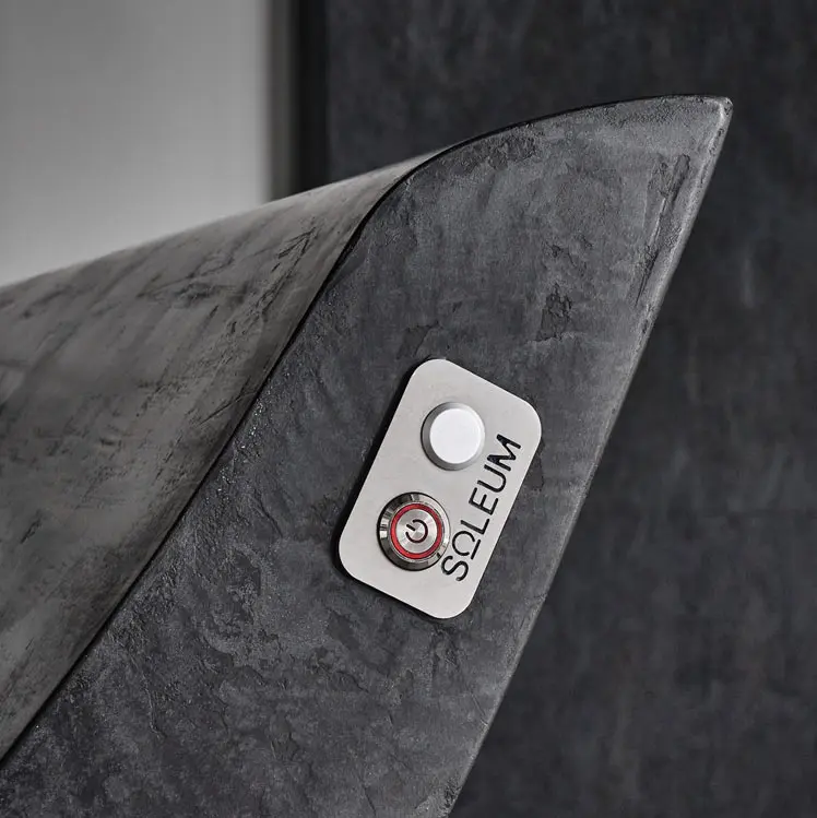 beheizte-Betonliege-MYTHOS-Steuerung Optionele leeslamp voor het verwarmde ligbed