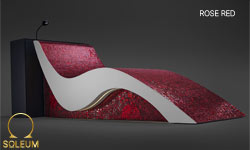 Vyhřívaná lehátka 42 vyhřívané lehátko RED-ROSE