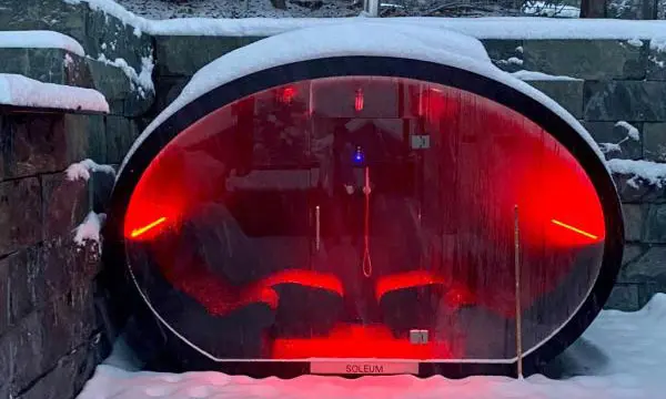 ELLIPSE-Aussendampfbad, Das Dampfbad im Aussenbereich