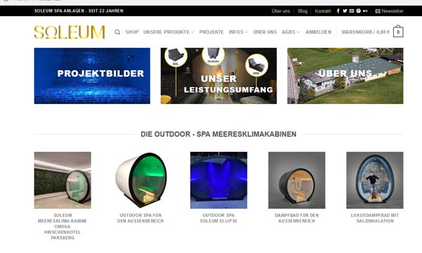 Baño de vapor al aire libre OMEGA 11 SOLEUM Alemania