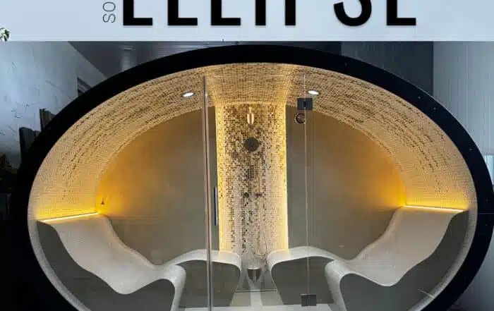 Bagno turco di lusso ELLIPSE 5 Bagno di vapore di lusso per esterni