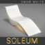 Heated Lounger SNOW WHITE from SOLEUM Austria