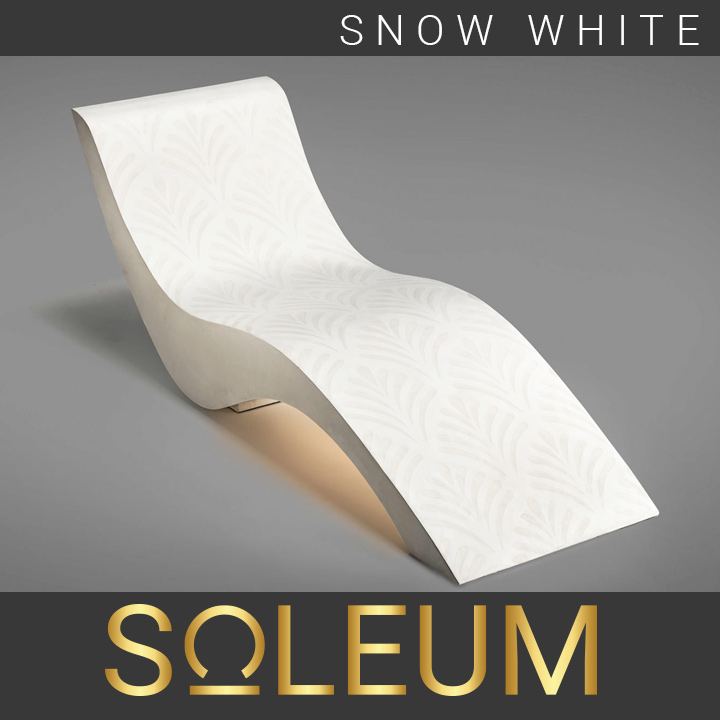 Tumbona SPA calefactada SNOW WHITE 5 Heated Lounger SNOW WHITE from SOLEUM Austria