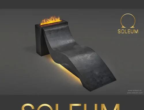 Lettino riscaldato in cemento MYTHOS