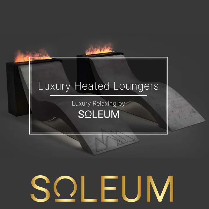 Concetto SPA di lusso per designer SPA 2 Luxury Heated Loungers from SOLEUM Austria