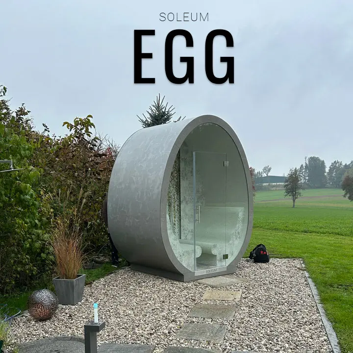 Projekt_Venkovní parní lázeň-EGG 1 Venkovní parní lázeň SOLEUM EGG