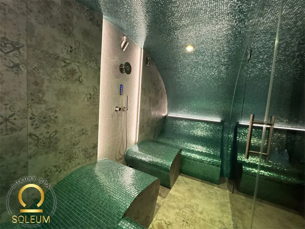 Venkovní parní lázeň Premium-Ultraluxus-12 Luxusní parní lázeň pro zahradu