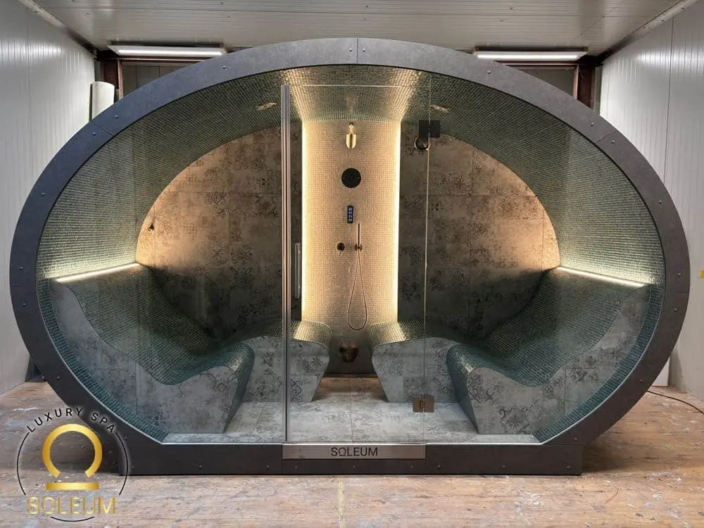 Venkovní parní lázeň Premium-Ultraluxury-14 Luxusní parní kabina pro vily