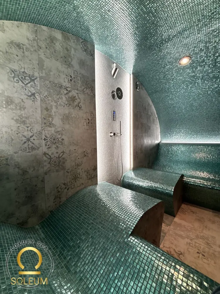 Venkovní parní lázeň Premium ultra-luxusní 6 Parní kabina Premium pro luxusní bazén