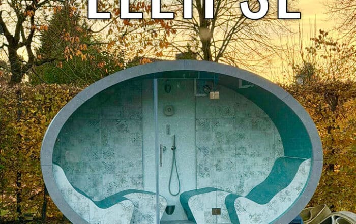 Premium stoomcabine voor de luxe tuin