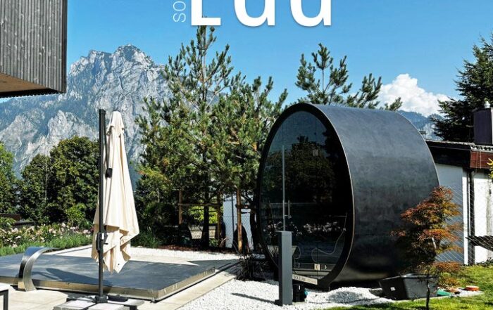 Camera con Clima Marino EGG 12 Bagno turco di design per esterni