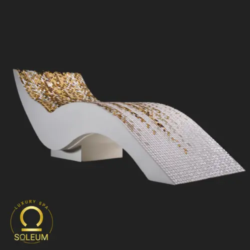 Heated Design Lounger - Daybed SICIS Mosaic Lounger
