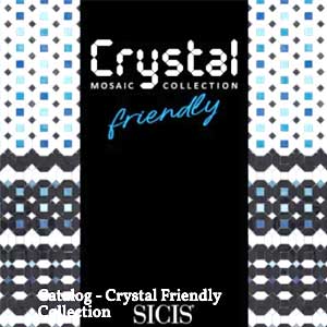 SICIS Design heated lounger SALICE GOLD 17 SICIS Crystal Friendly Mosaic Collection