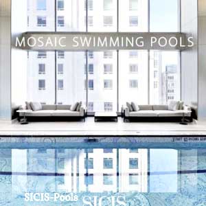 SICIS Design heated lounger SALICE GOLD 43 SICIS Pools Mosaic Collection