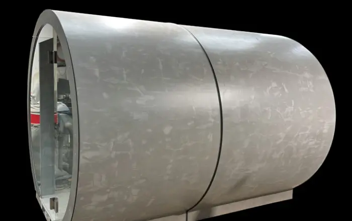 OMEGA outdoor steam bath with TUBE stem